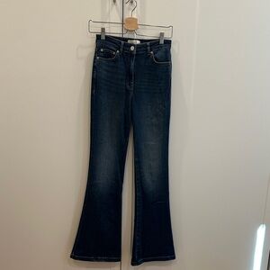 Reiss Dark Blue Flare Jeans
